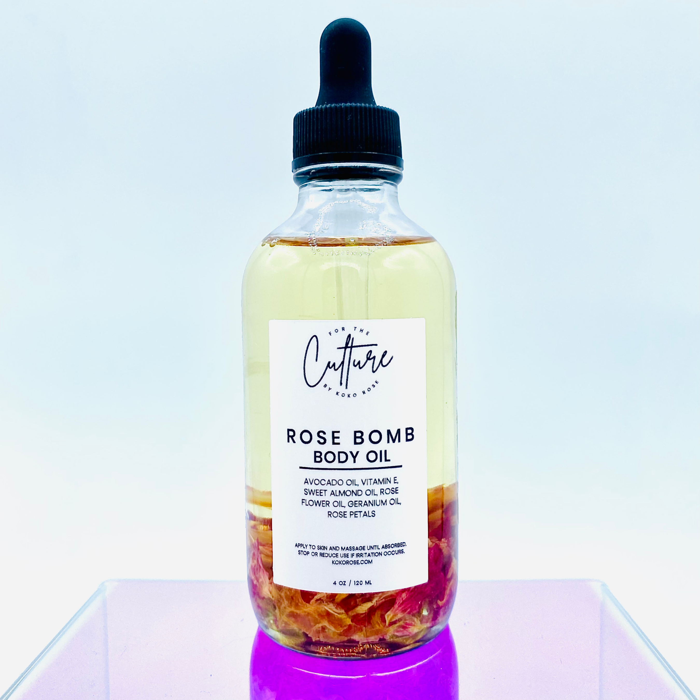 ROSE BOMB INFUSED BODY OIL