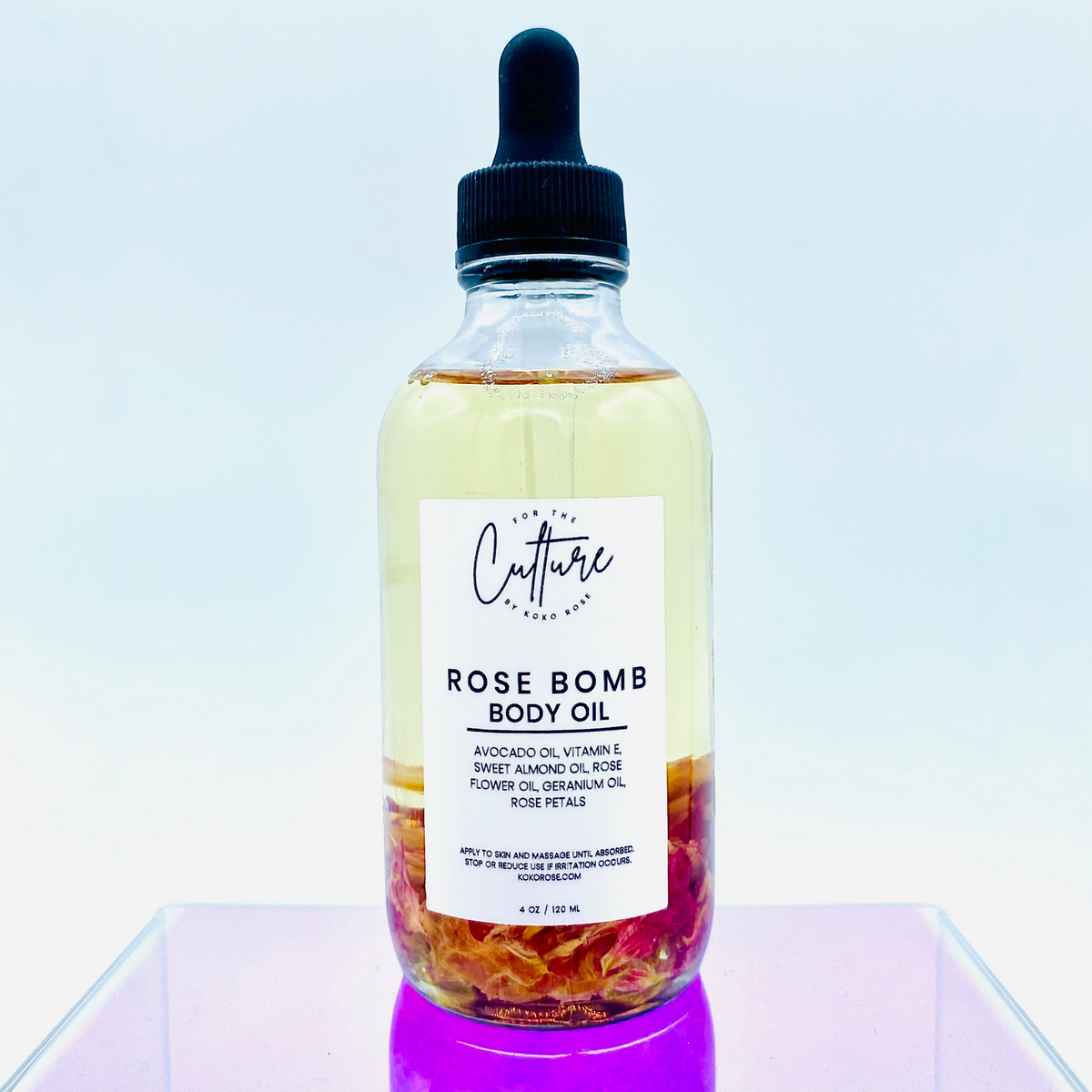 ROSE BOMB INFUSED BODY OIL