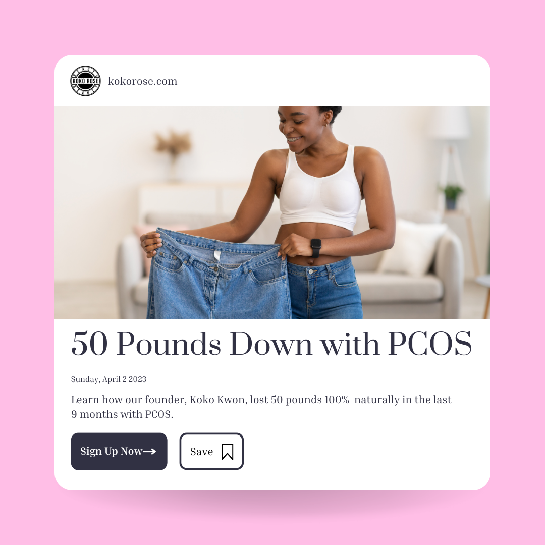 50 Pounds Down - The Ultimate PCOS Weight Loss Plan Masterclass